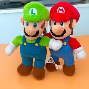 Mario and Luigi plush stuffed toys
